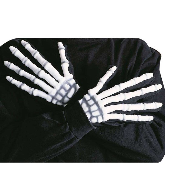 Αποκριάτικα Γάντια Σκελετού Φωσφορίζοντα